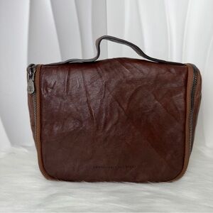 BRUNELLO CUCINELLI Leather Travel Toiletry Bag